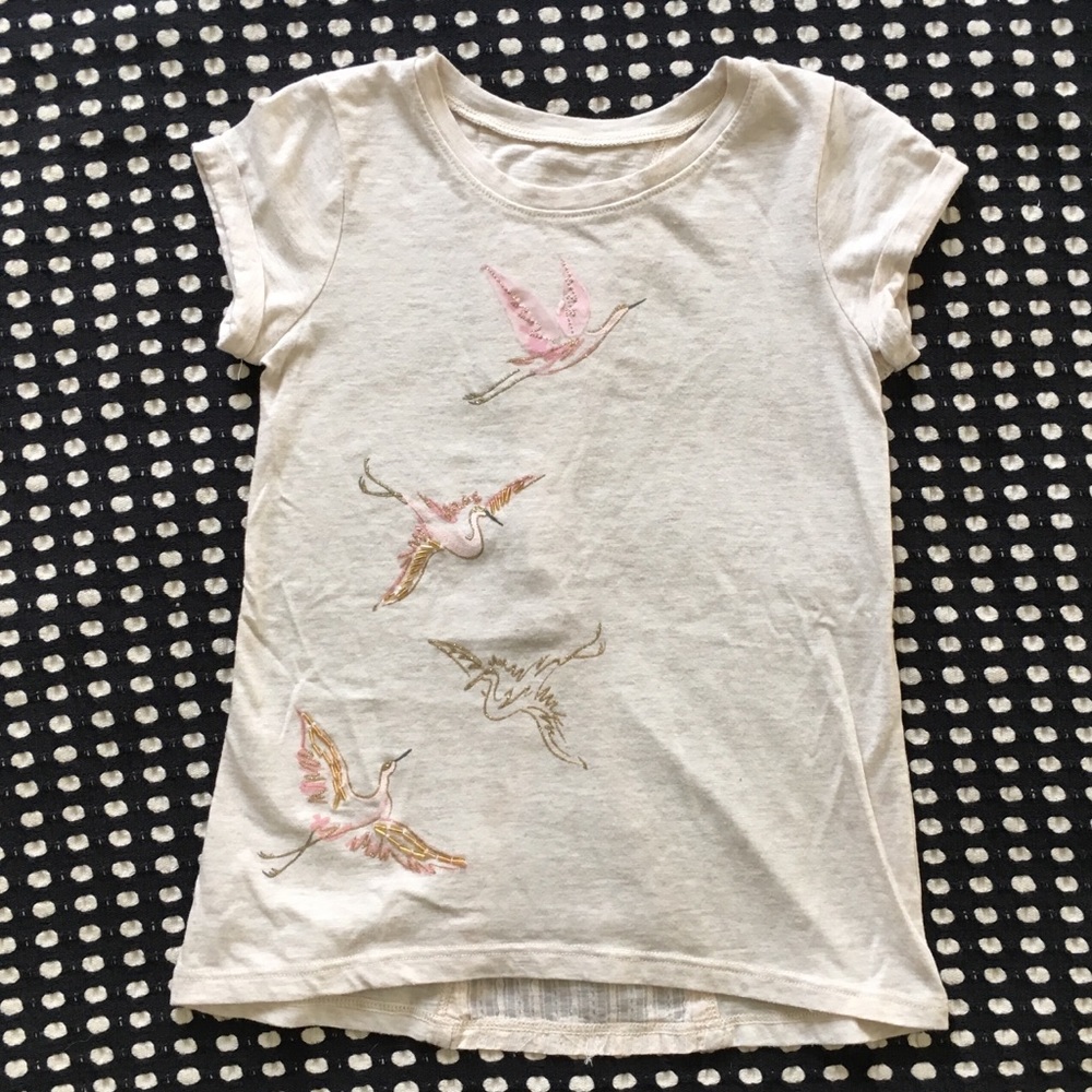 NWOT Sonoma Bird Tee Size 6